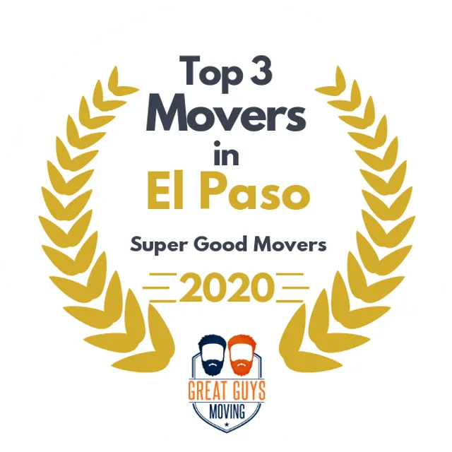 Top 3 Movers in El Paso, TX 2020 award