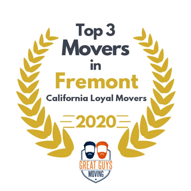 Top 3 Movers in San Jose, CA 2020 award