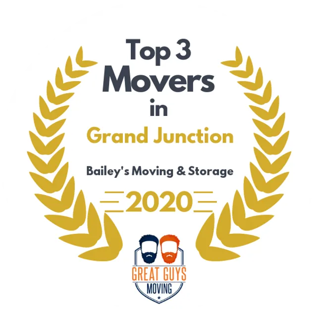 Top 3 Movers in Grand Junction, CO 2020 award