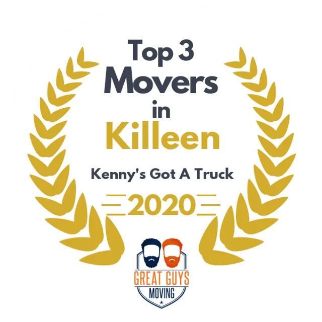 Top 3 Movers in Killeen, TX 2020 award