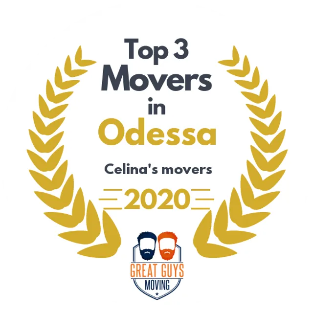 Top 3 Movers in Midland, TX 2020 award