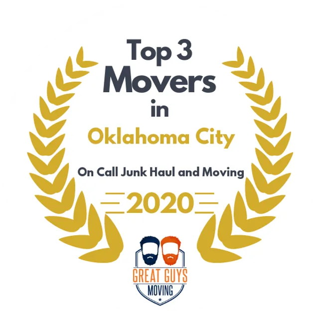 Top 3 Movers in Oklahoma City, OK 2020 award