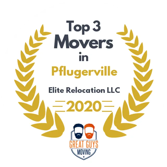 Top 3 Movers in Austin, TX 2020 award