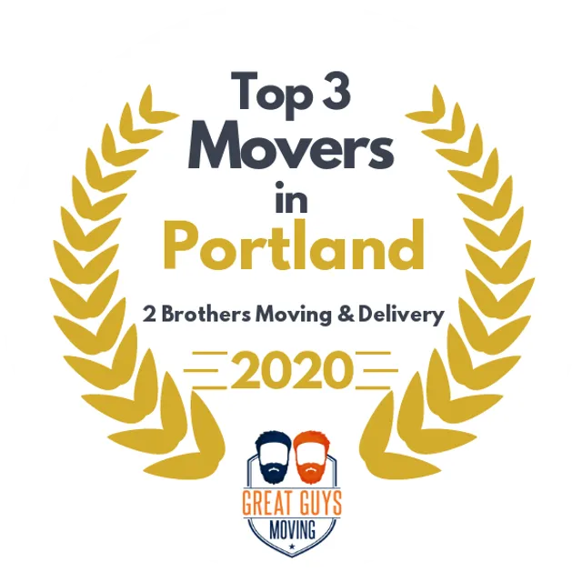 Top 3 Movers in Portland, OR 2020 award