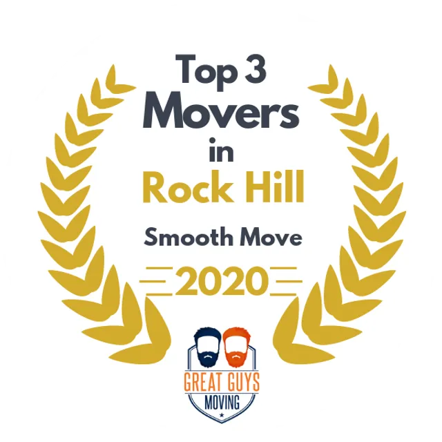 Top 3 Movers in Rock Hill, SC 2020 award