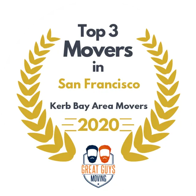 Top 3 Movers in San Francisco, CA 2020 award