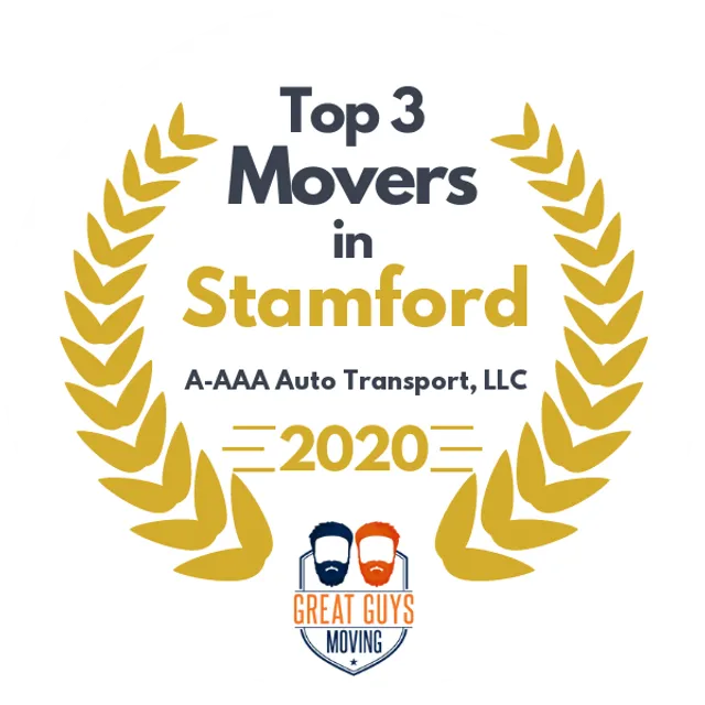 Top 3 Movers in Stamford, CT 2020 award