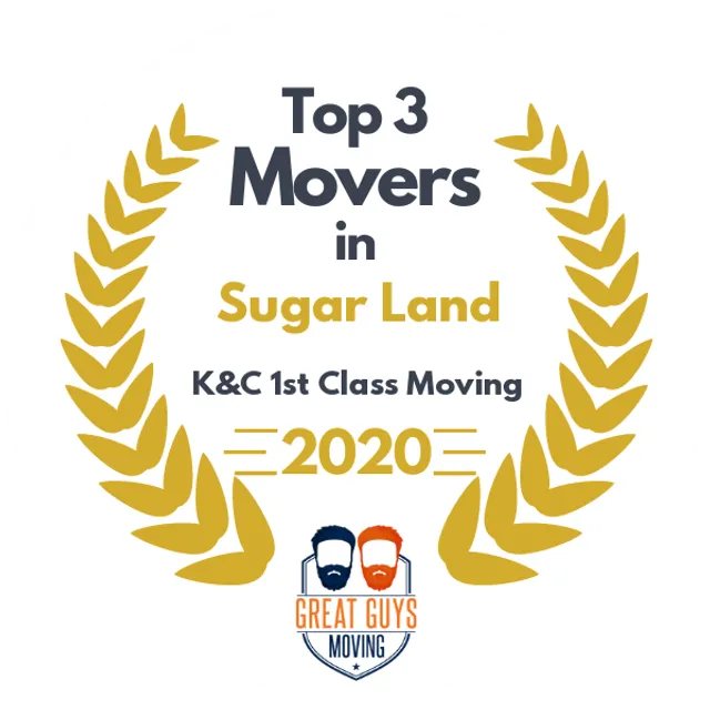 Top 3 Movers in Houston, TX 2020 award