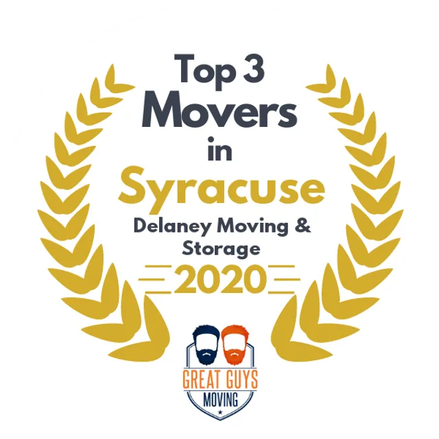 Top 3 Movers in Syracuse, NY 2020 award