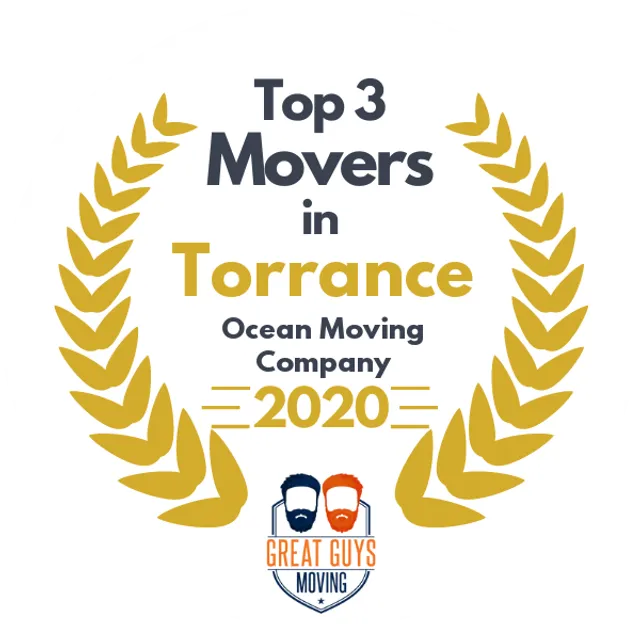 Top 3 Movers in Long Beach, CA 2020 award