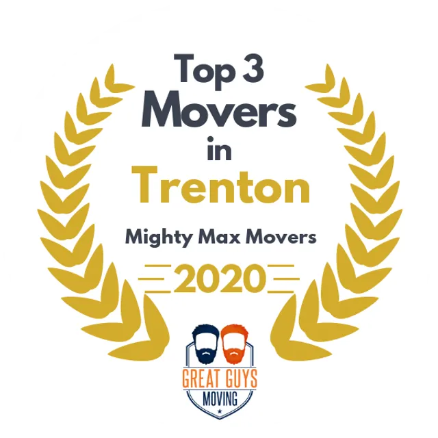 Top 3 Movers in Trenton, NJ 2020 award