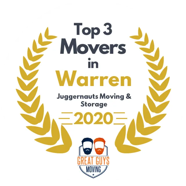 Top 3 Movers in Detroit, MI 2020 award