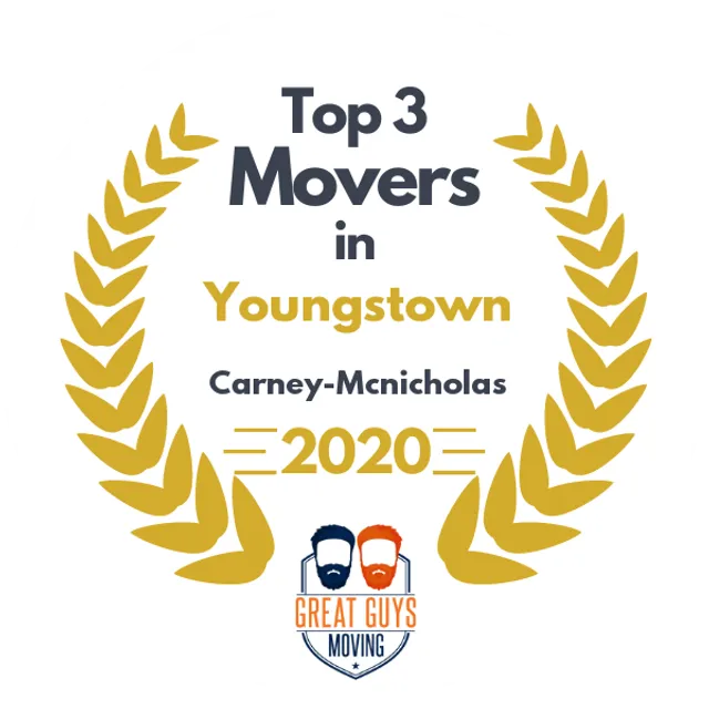 Top 3 Movers in Youngstown, OH 2020 award