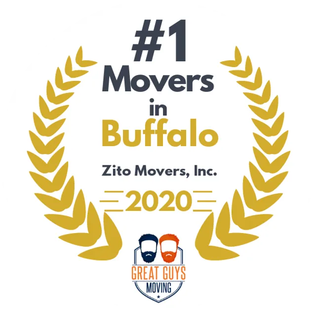 #1 Ranked Movers in Buffalo, NY 2020 award