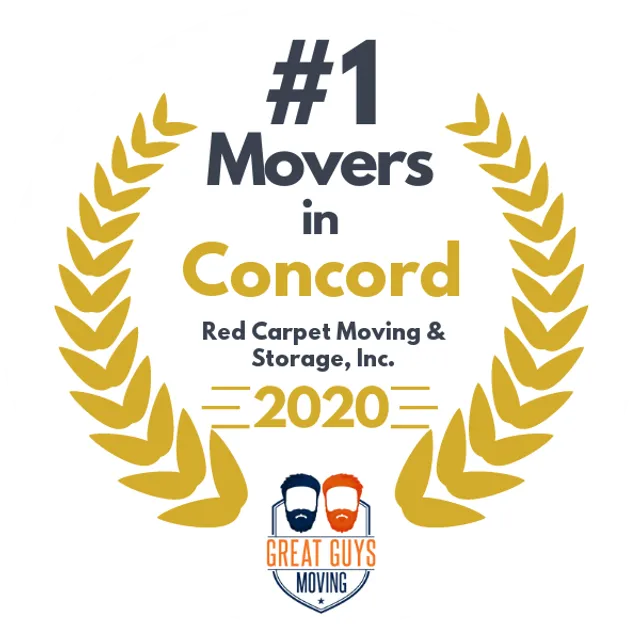 #1 Ranked Movers in Oakland, CA 2020 award