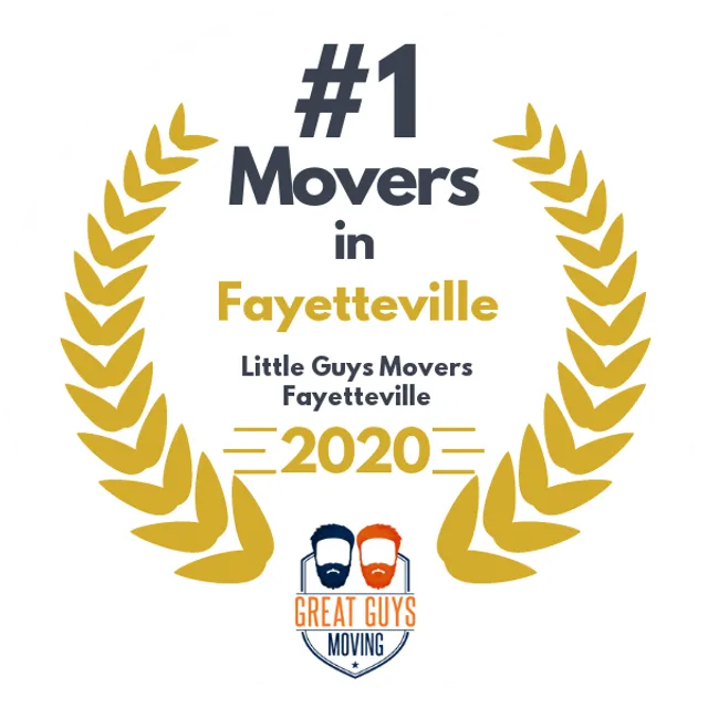 #1 Ranked Movers in Fort Smith, AR 2020 award