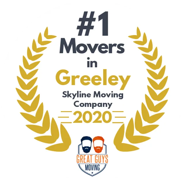 #1 Ranked Movers in Fort Collins, CO 2020 award