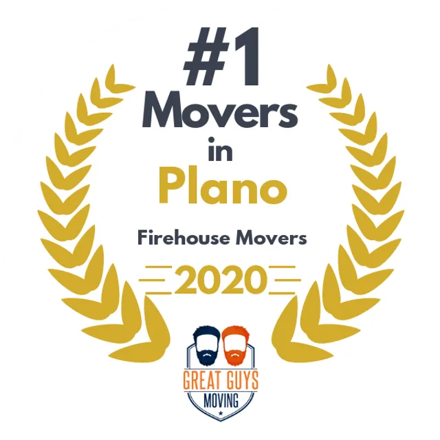 #1 Ranked Movers in Dallas, TX 2020 award