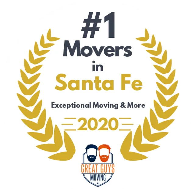 #1 Ranked Movers in Albuquerque, NM 2020 award