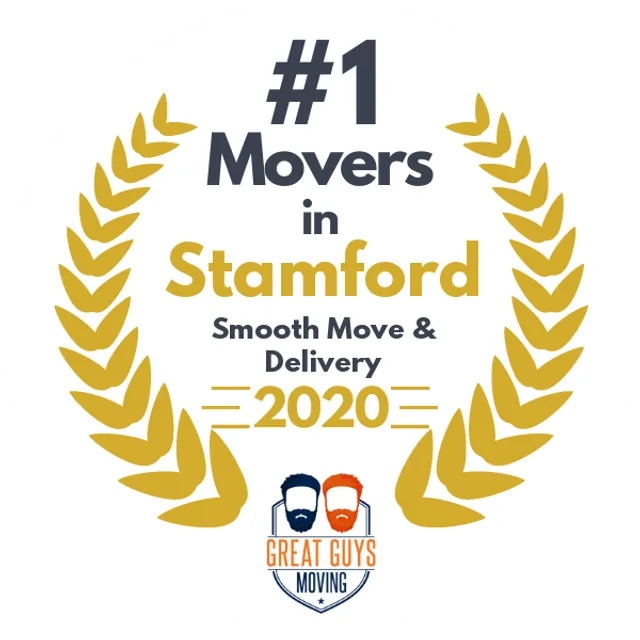 #1 Ranked Movers in Stamford, CT 2020 award