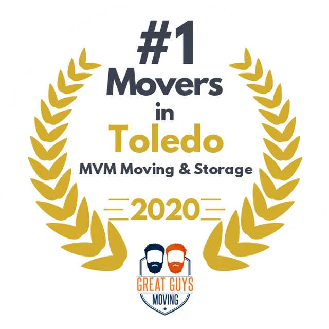 #1 Ranked Movers in Toledo, OH 2020 award