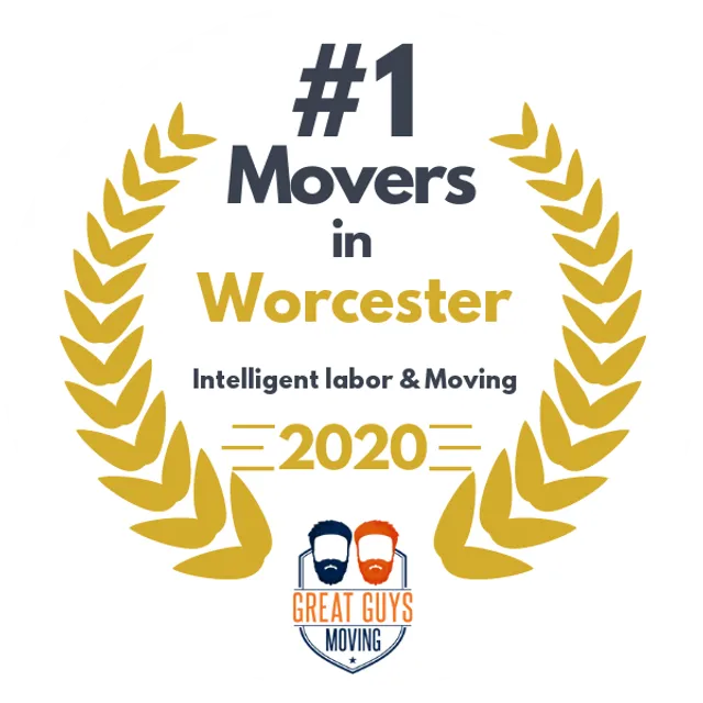 #1 Ranked Movers in Boston, MA 2020 award