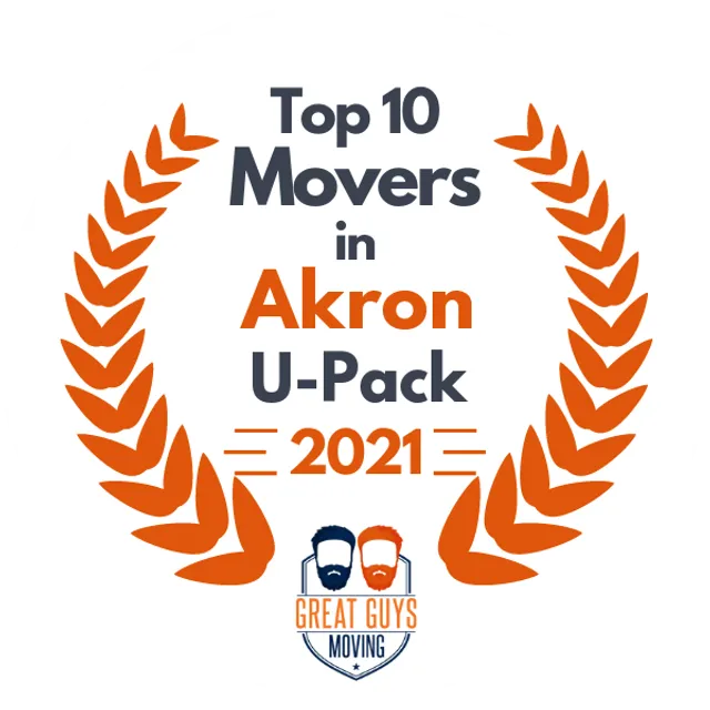 Top 10 Movers in Akron, OH 2021 award