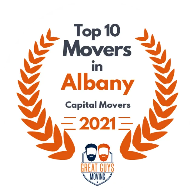 Top 10 Movers in Albany, NY 2021 award