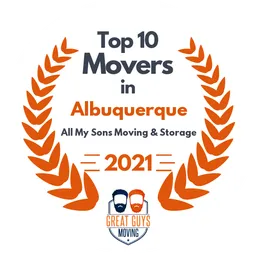 top 10 ranked movers in albuquerque 2021 all my sons moving storage image