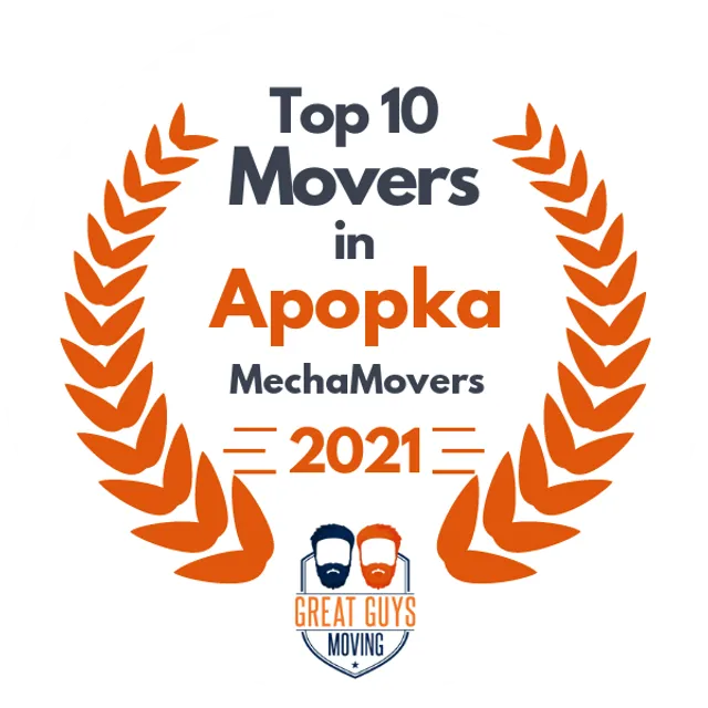 Top 10 Movers in Orlando, FL 2021 award