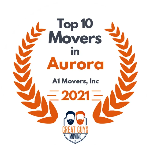 Top 10 Movers in Chicago, IL 2021 award