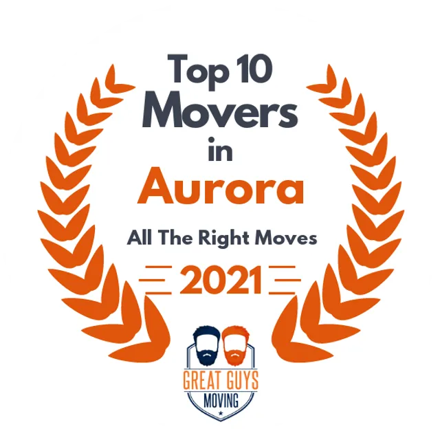 Top 10 Movers in Denver, CO 2021 award