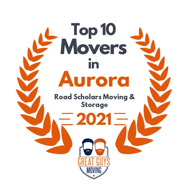 Top 10 Movers in Denver, CO 2021 award