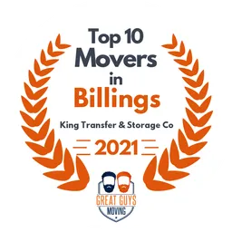 top 10 ranked movers in billings 2021 king transfer storage co image