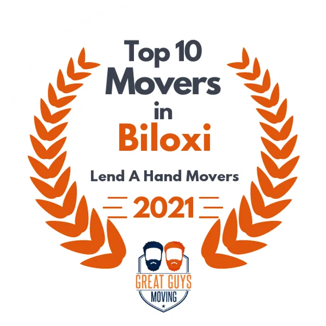 Top 10 Movers in Jackson, MS 2021 award