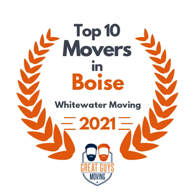 Top 10 Movers in Boise, ID 2021 award