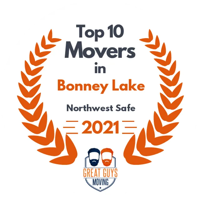 Top 10 Movers in Maple Valley, WA 2021 award