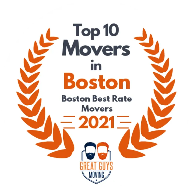 Top 10 Movers in Boston, MA 2021 award