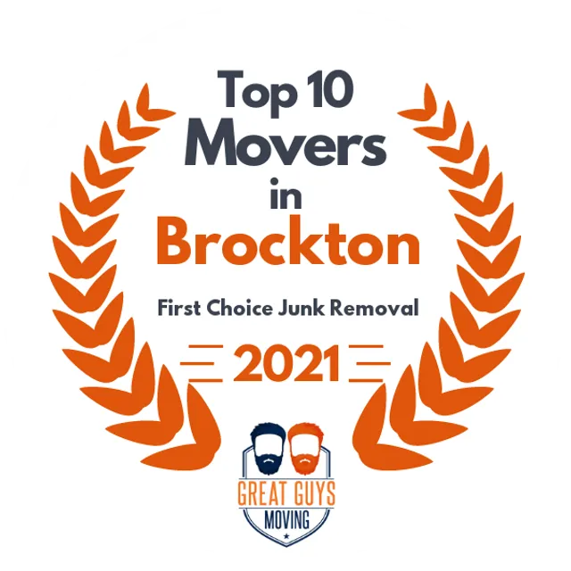 Top 10 Movers in Brockton, MA 2021 award