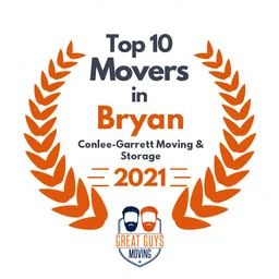 top 10 ranked movers in bryan 2021 conlee garrett moving storage image