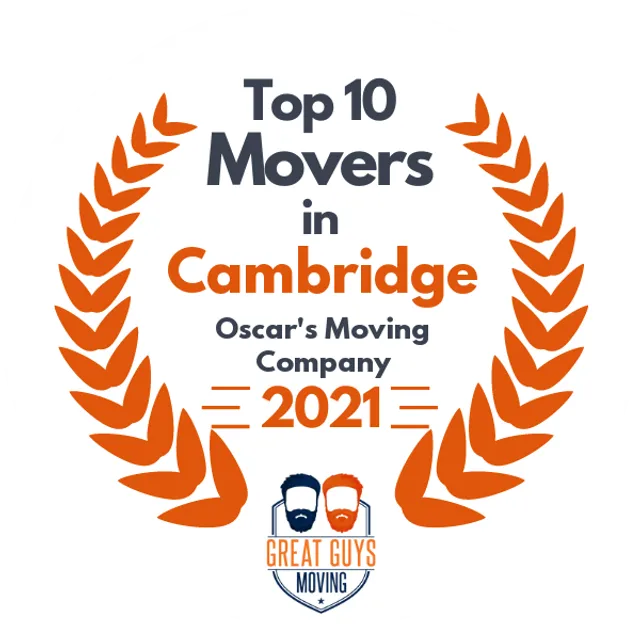 Top 10 Movers in Boston, MA 2021 award