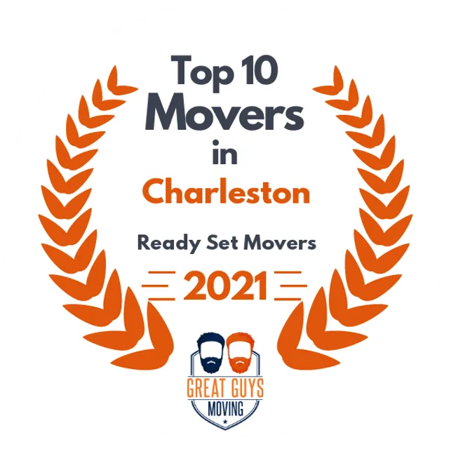 Top 10 Movers in Charleston, SC 2021 award