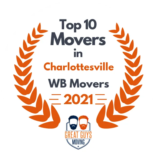 Top 10 Movers in Lynchburg, VA 2021 award