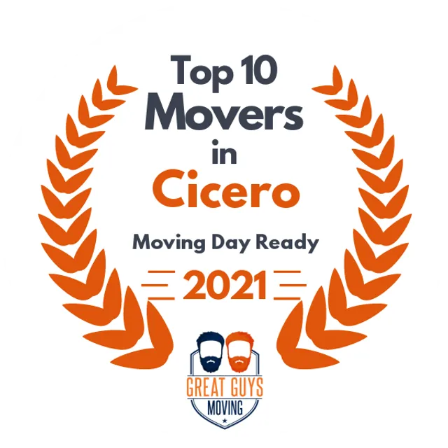 Top 10 Movers in Cicero, IL 2021 award