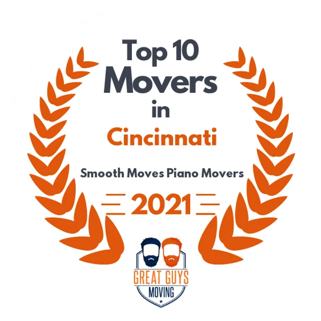 Top 10 Movers in Cincinnati, OH 2021 award