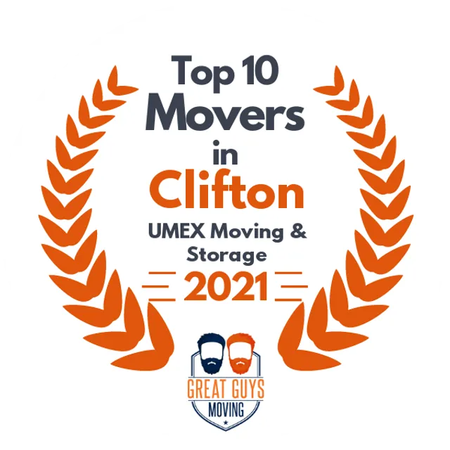 Top 10 Movers in Newark, NJ 2021 award