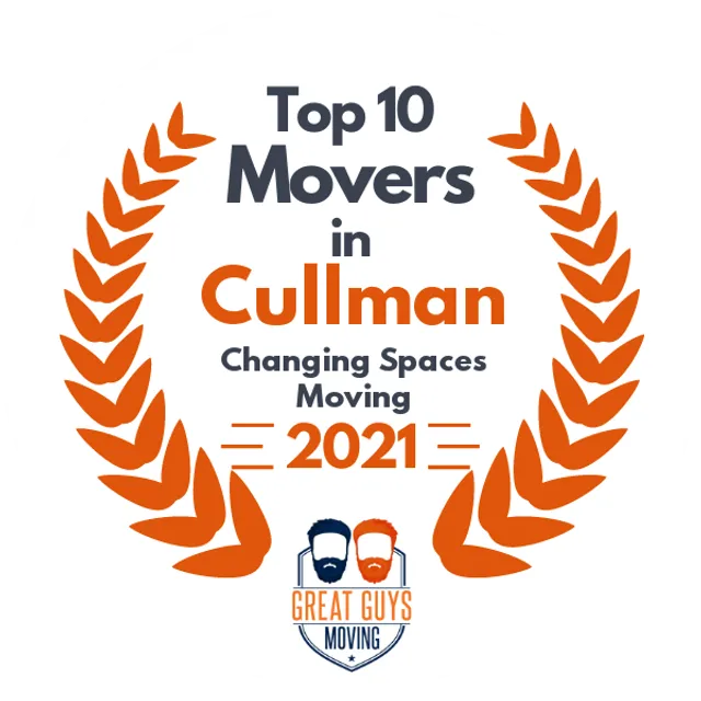 Top 10 Movers in Huntsville, AL 2021 award