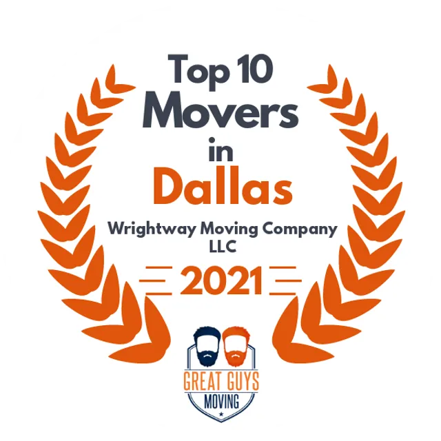 Top 10 Movers in Dallas, TX 2021 award