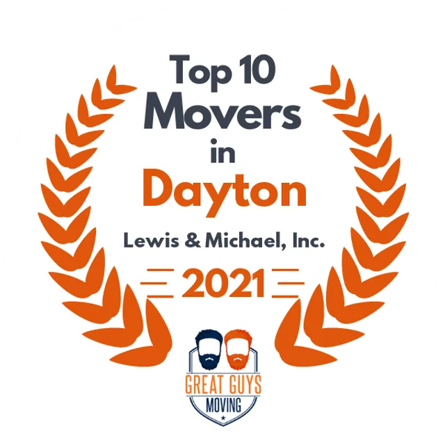 Top 10 Movers in Cincinnati, OH 2021 award