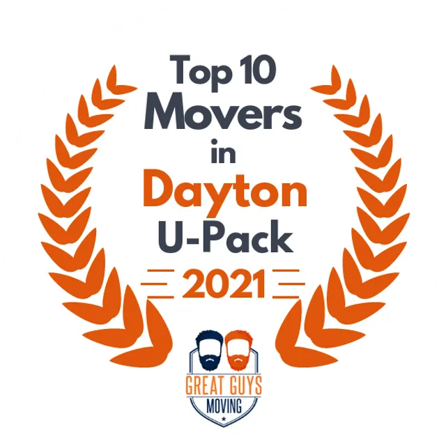 Top 10 Movers in Dayton, OH 2021 award